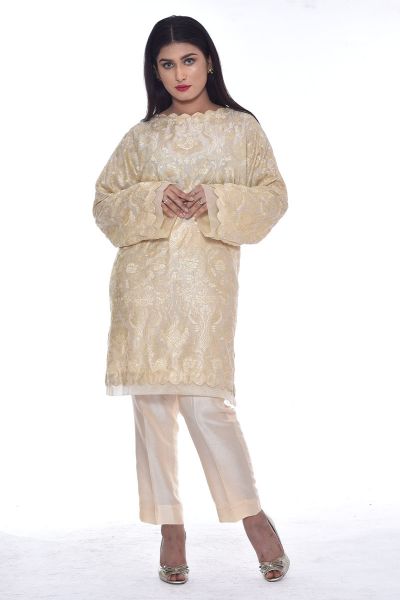 Picture of Short Length Shirt with Cigarette Pants 