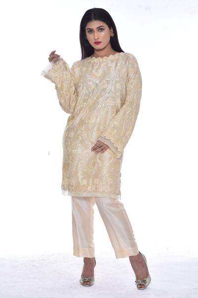 Picture of Short Length Shirt with Cigarette Pants 